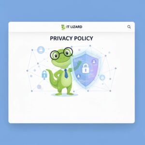 This is the most crucial element. It describes the image for visually impaired users and search engine bots, directly incorporating the page's main topic Privacy Policy and security